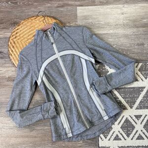 Lululemon define jacket gray herringbone‎
